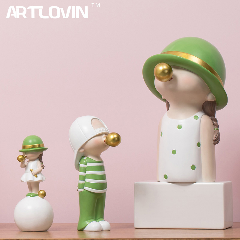 Home Decor Za - ARTLOVIN İskandinav tarzı karakter figürleri çocuk