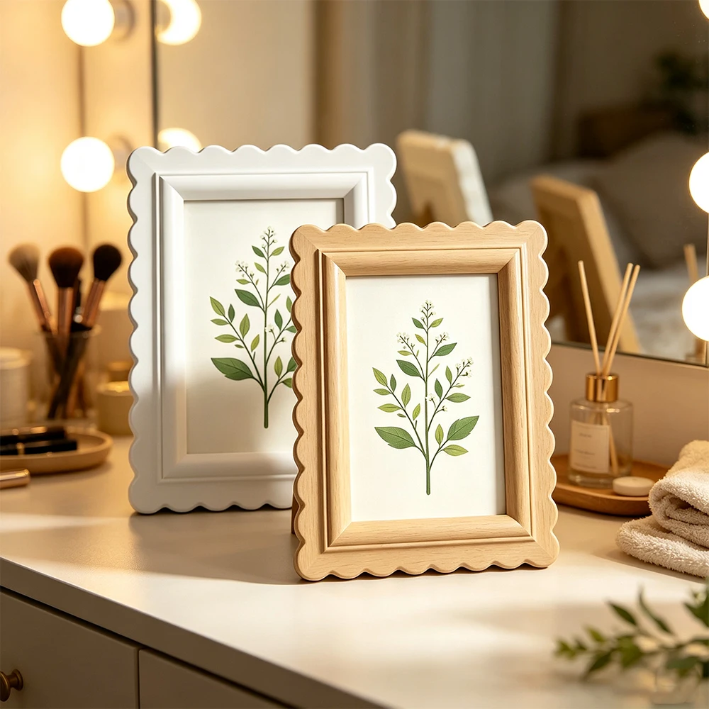 Bohem Tarzı, Bej Rengi, Dalgal - Bamboo Photo Frame incelemesi ve fiyatı