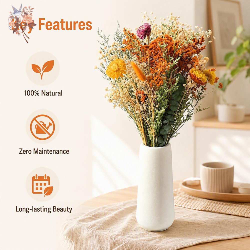 Sonbahar Kurutulmuş Çiçek Buke - Pampas Grass Decor incelemesi ve fiyatı