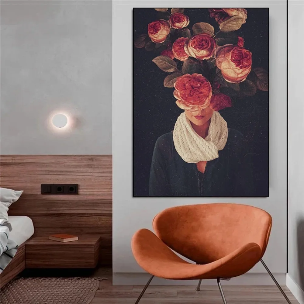 Moda Dergisi Modern Soyut Çiçe - Home Decor Magazine incelemesi ve fiyatı